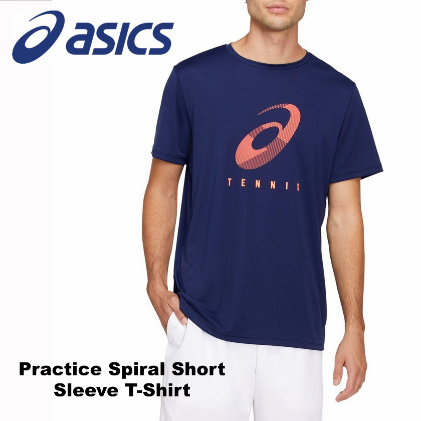 アシックス Tシャツ tシャツ グラフィックロゴ メンズ トップス テニス